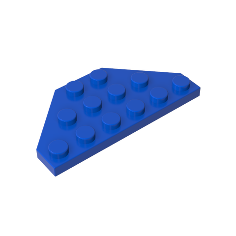 Gobricks,Wedge Plate 3 x 6 Cut Corners,2419,43127