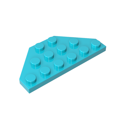 Gobricks,Wedge Plate 3 x 6 Cut Corners,2419,43127