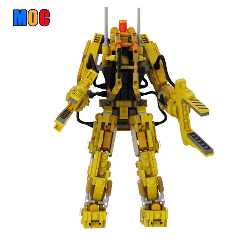 (Gobricks version) 577pcs MOC-129373 Micro Aliens Series PART V: Mini size P-5000 powered work loader