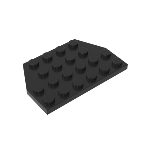 Gobricks,Wedge Plate 4 x 6 Cut Corners,32059