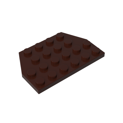 Gobricks,Wedge Plate 4 x 6 Cut Corners,32059
