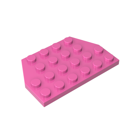 Gobricks,Wedge Plate 4 x 6 Cut Corners,32059