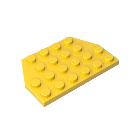 Gobricks,Wedge Plate 4 x 6 Cut Corners,32059