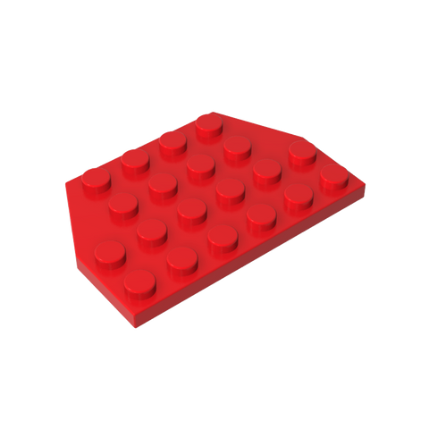 Gobricks,Wedge Plate 4 x 6 Cut Corners,32059