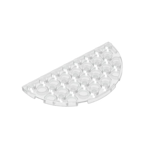 Gobricks,Plate Round Corner 4 x 8 Double,22888