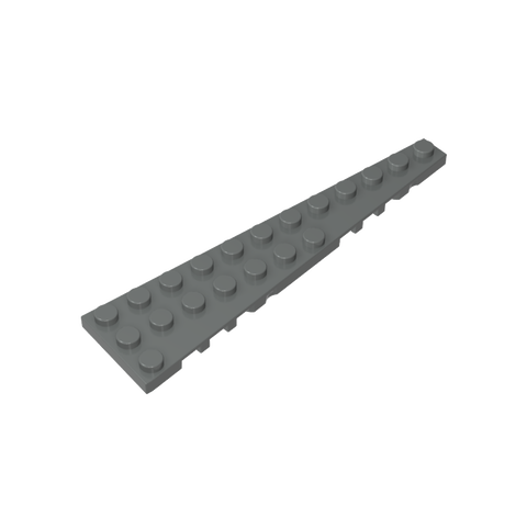 Gobricks,Wedge Plate 12 x 3 Right,47398