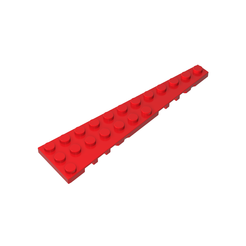 Gobricks,Wedge Plate 12 x 3 Right,47398