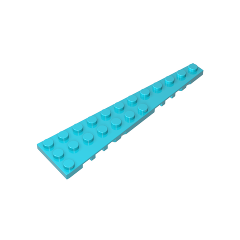 Gobricks,Wedge Plate 12 x 3 Right,47398