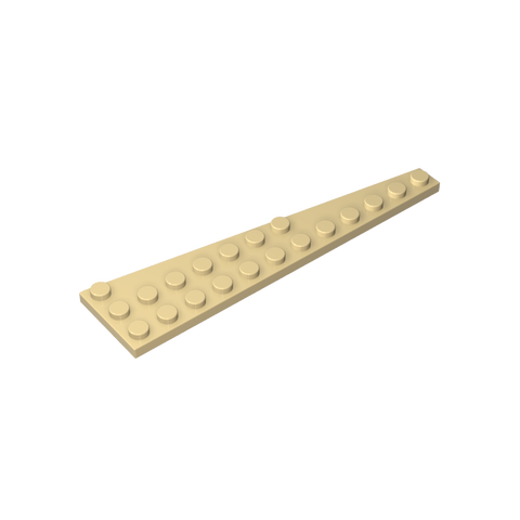 Gobricks,Wedge Plate 12 x 3 Left,47397