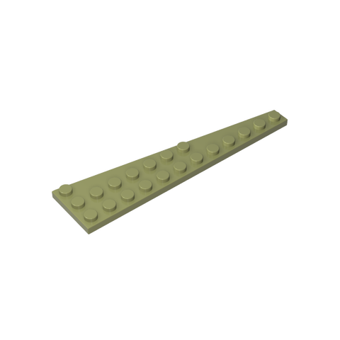 Gobricks,Wedge Plate 12 x 3 Left,47397