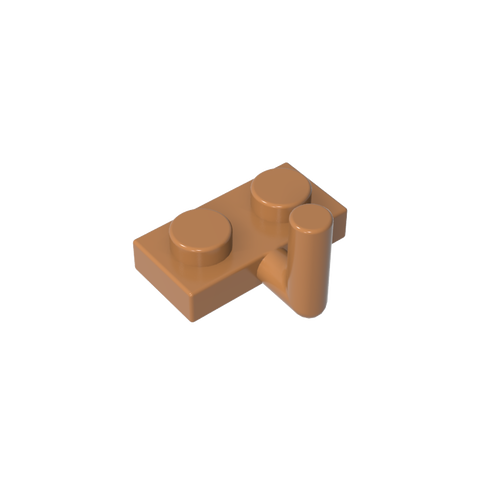 Gobricks,Plate Special 1 x 2 with Arm Up [Horizontal Arm 6mm],4623,88072,4623a,4623b,43876