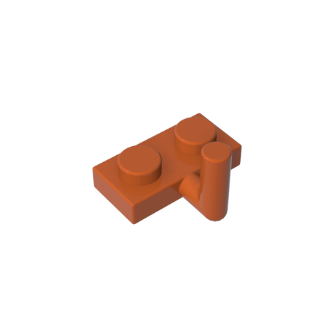 Gobricks,Plate Special 1 x 2 with Arm Up [Horizontal Arm 6mm],4623,88072,4623a,4623b,43876