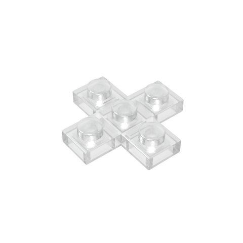Gobricks,Plate 3 x 3 Cross,15397