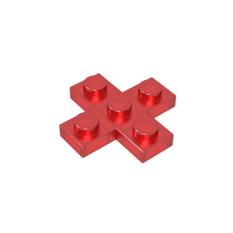 Gobricks,Plate 3 x 3 Cross,15397