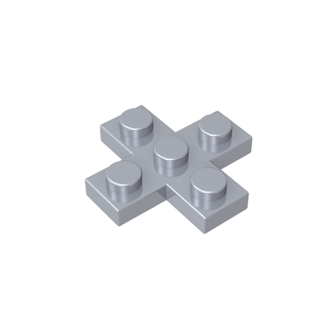 Gobricks,Plate 3 x 3 Cross,15397