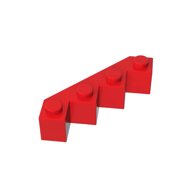 Gobricks,Wedge 4 x 4 Facet,14413