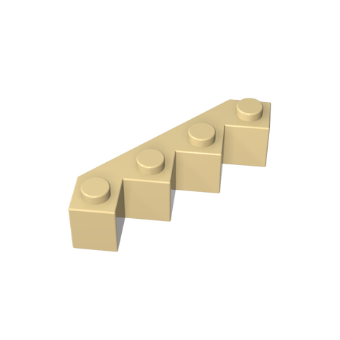 Gobricks,Wedge 4 x 4 Facet,14413
