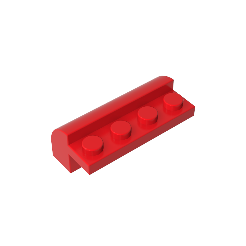 Gobricks,Brick Curved 2 x 4 x 1 1/3 with Curved Top,6081
