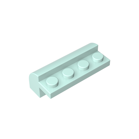 Gobricks,Brick Curved 2 x 4 x 1 1/3 with Curved Top,6081