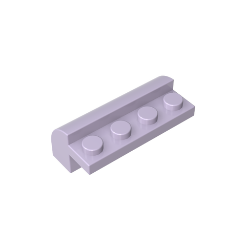 Gobricks,Brick Curved 2 x 4 x 1 1/3 with Curved Top,6081