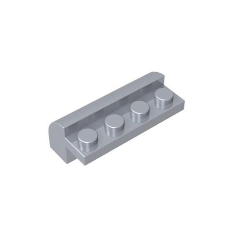Gobricks,Brick Curved 2 x 4 x 1 1/3 with Curved Top,6081