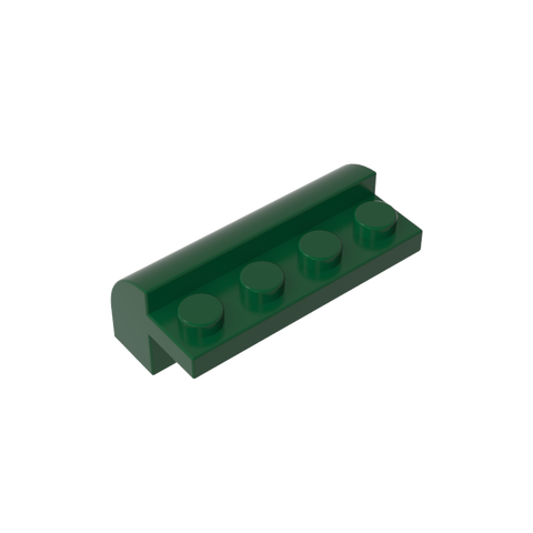 Gobricks,Brick Curved 2 x 4 x 1 1/3 with Curved Top,6081