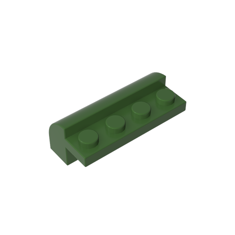 Gobricks,Brick Curved 2 x 4 x 1 1/3 with Curved Top,6081