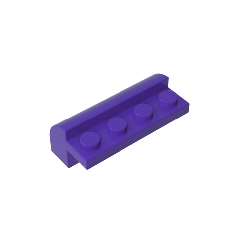 Gobricks,Brick Curved 2 x 4 x 1 1/3 with Curved Top,6081