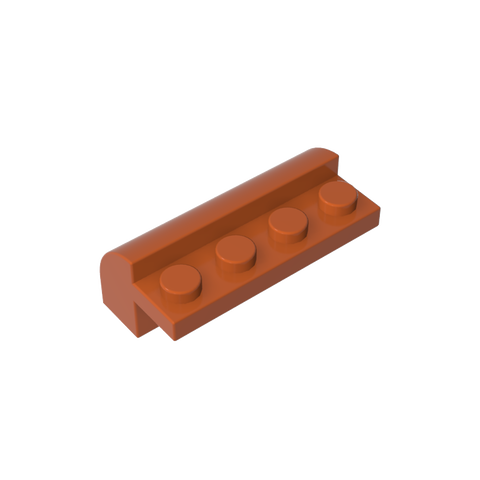 Gobricks,Brick Curved 2 x 4 x 1 1/3 with Curved Top,6081