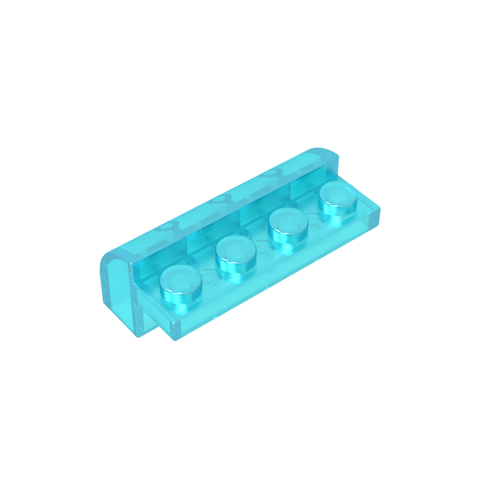 Gobricks,Brick Curved 2 x 4 x 1 1/3 with Curved Top,6081