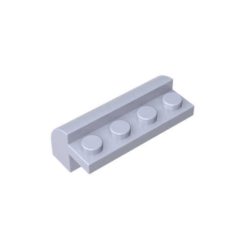 Gobricks,Brick Curved 2 x 4 x 1 1/3 with Curved Top,6081