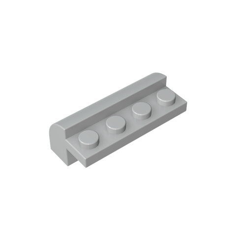 Gobricks,Brick Curved 2 x 4 x 1 1/3 with Curved Top,6081