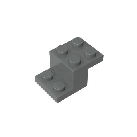 Gobricks,Bracket 3 x 2 x 1 1/3 with Pin Bottom,18671,73562