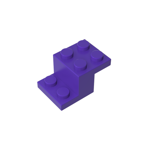 Gobricks,Bracket 3 x 2 x 1 1/3 with Pin Bottom,18671,73562