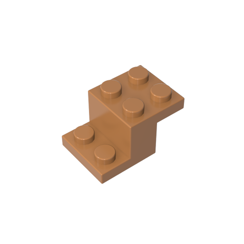 Gobricks,Bracket 3 x 2 x 1 1/3 with Pin Bottom,18671,73562