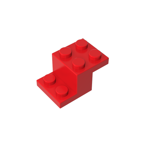 Gobricks,Bracket 3 x 2 x 1 1/3 with Pin Bottom,18671,73562