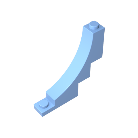 Gobricks,Brick Arch 1 x 5 x 4 Inverted,30099