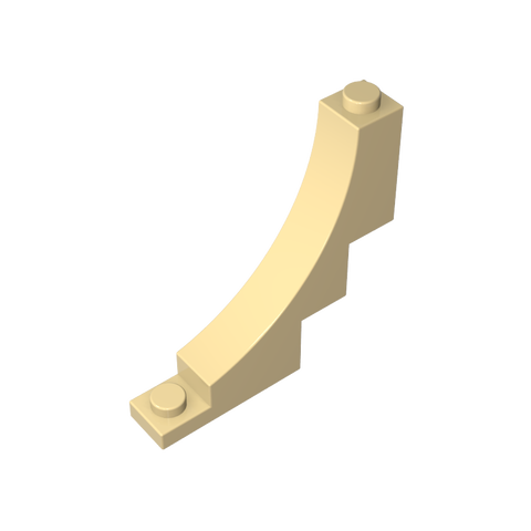 Gobricks,Brick Arch 1 x 5 x 4 Inverted,30099