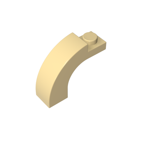 Gobricks,Brick Arch 1 x 3 x 2 Curved Top,6005,92903