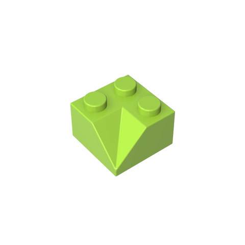 Gobricks,Slope 45° 2 x 2 Double Concave,3046,3046a,3046b