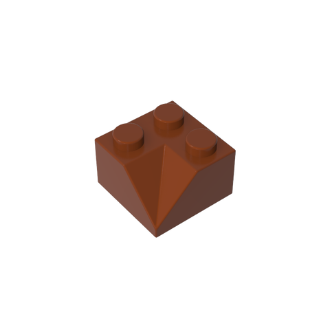 Gobricks,Slope 45° 2 x 2 Double Concave,3046,3046a,3046b