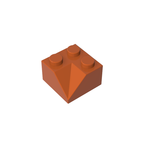 Gobricks,Slope 45° 2 x 2 Double Concave,3046,3046a,3046b