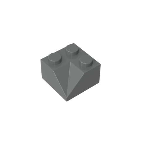 Gobricks,Slope 45° 2 x 2 Double Concave,3046,3046a,3046b