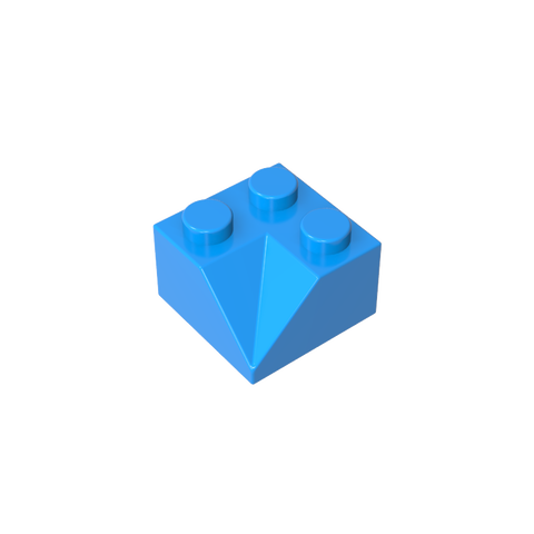 Gobricks,Slope 45° 2 x 2 Double Concave,3046,3046a,3046b