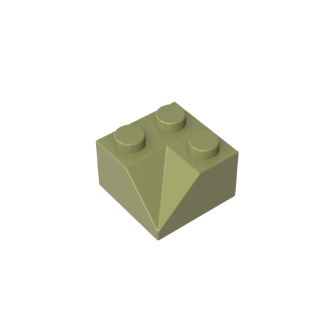 Gobricks,Slope 45° 2 x 2 Double Concave,3046,3046a,3046b