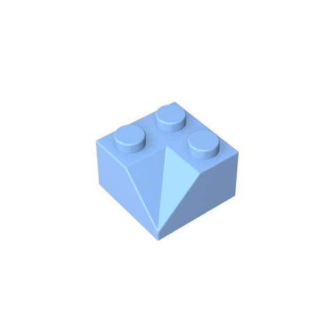 Gobricks,Slope 45° 2 x 2 Double Concave,3046,3046a,3046b