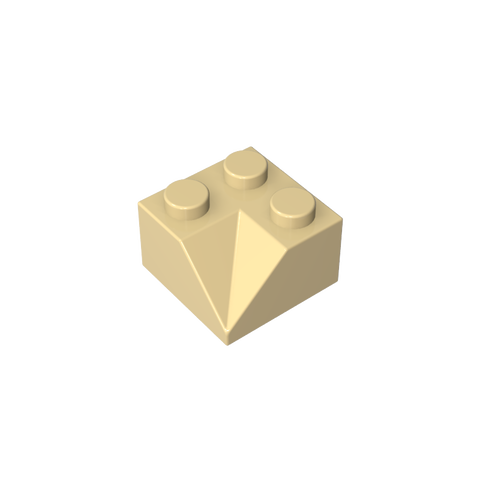 Gobricks,Slope 45° 2 x 2 Double Concave,3046,3046a,3046b