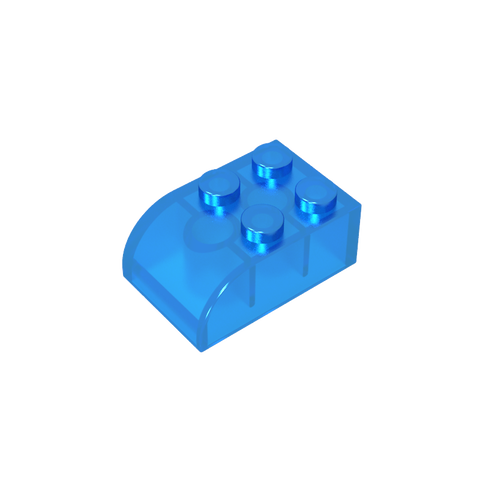 Gobricks,Brick Curved 2 x 3 with Curved Top,6215