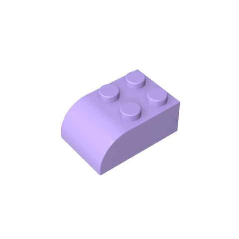 Gobricks,Brick Curved 2 x 3 with Curved Top,6215