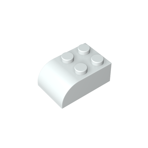 Gobricks,Brick Curved 2 x 3 with Curved Top,6215